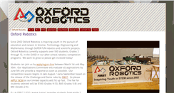 Desktop Screenshot of oxfordrobotics.org